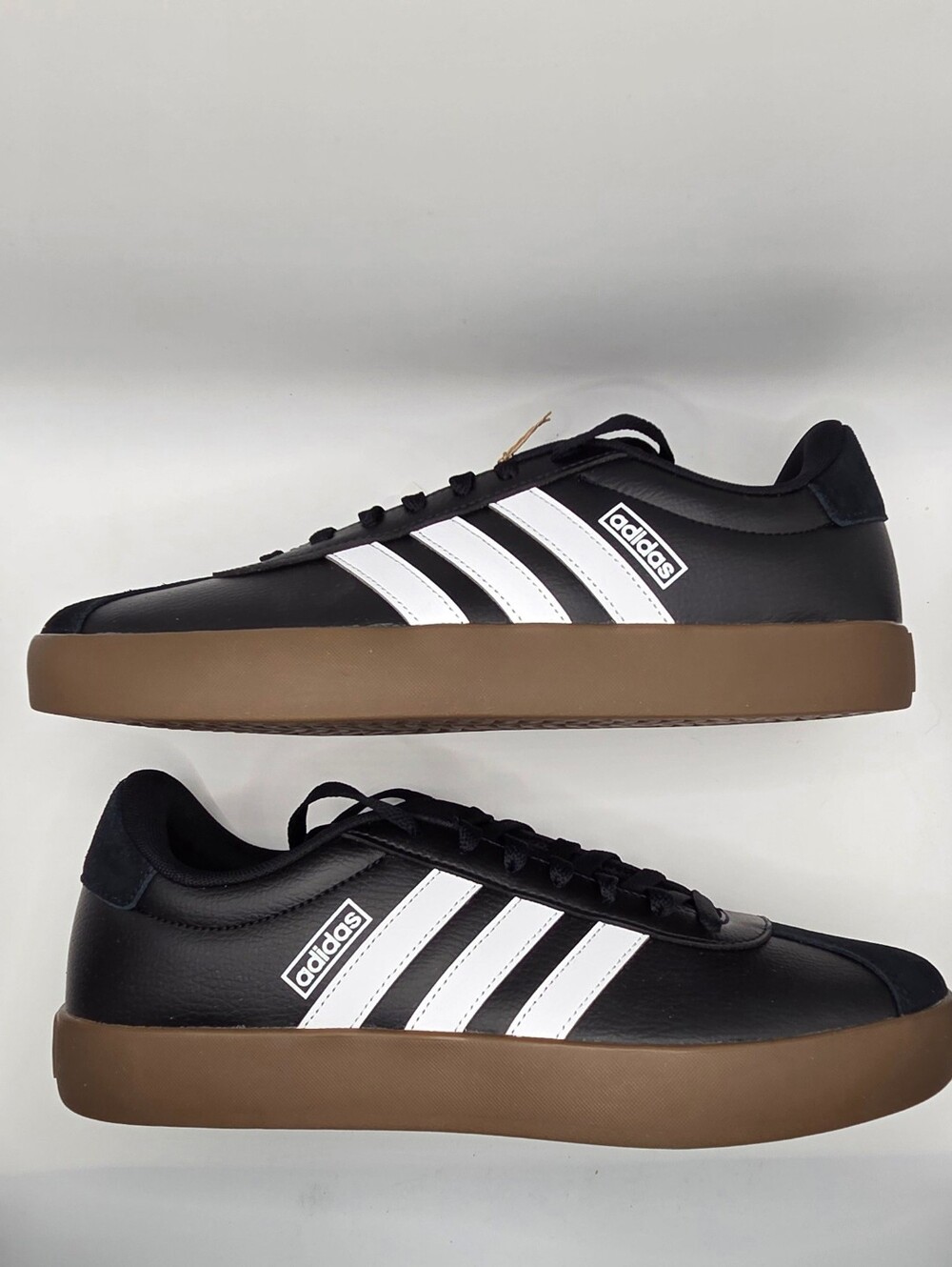 Adidas VL Court 3.0 Men’s Size 10 Black /white Leather